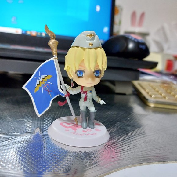 Macross Frontier 30th Anniversary Sheryl Nome Chibi Kyun PVC Figure - Picture 5 of 7